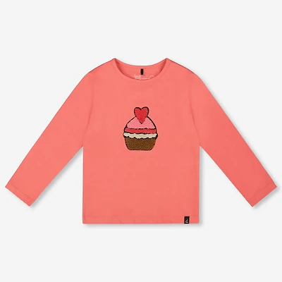 Dalmatian Cupcake T-shirt 3-6