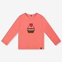 Dalmatian Cupcake T-shirt 3-6