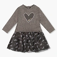 Robe Noir Licorne 7-10ans