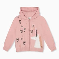 Unicorn Zip Hoodie 3-6