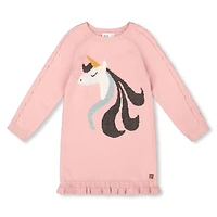 Robe Tricot Licorne 7-10ans