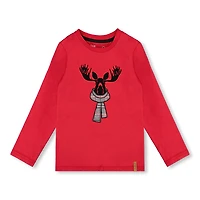 Christmas Elk T-shirt 3-6
