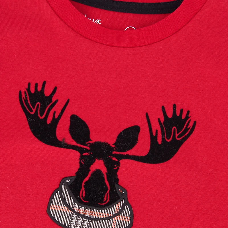 Christmas Elk T-shirt 3-6