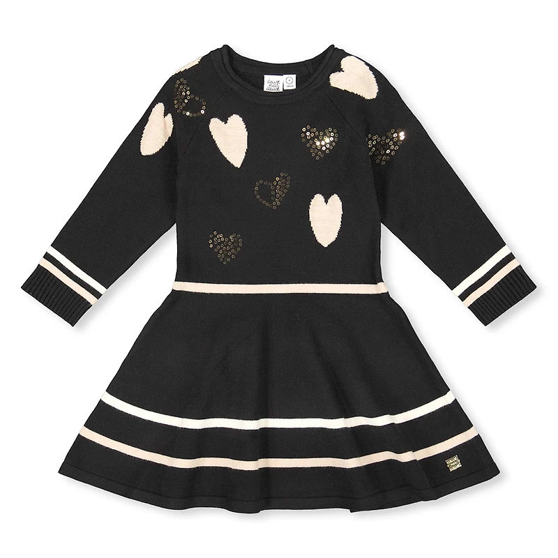 Robe Coeur Noël 3-6ans