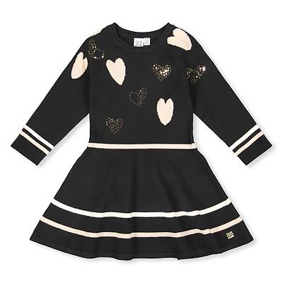 Robe Coeur Noël 3-6ans