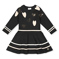 Robe Coeur Noël 7-10ans