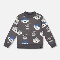 Ski Dog Sweatshirt 3-6