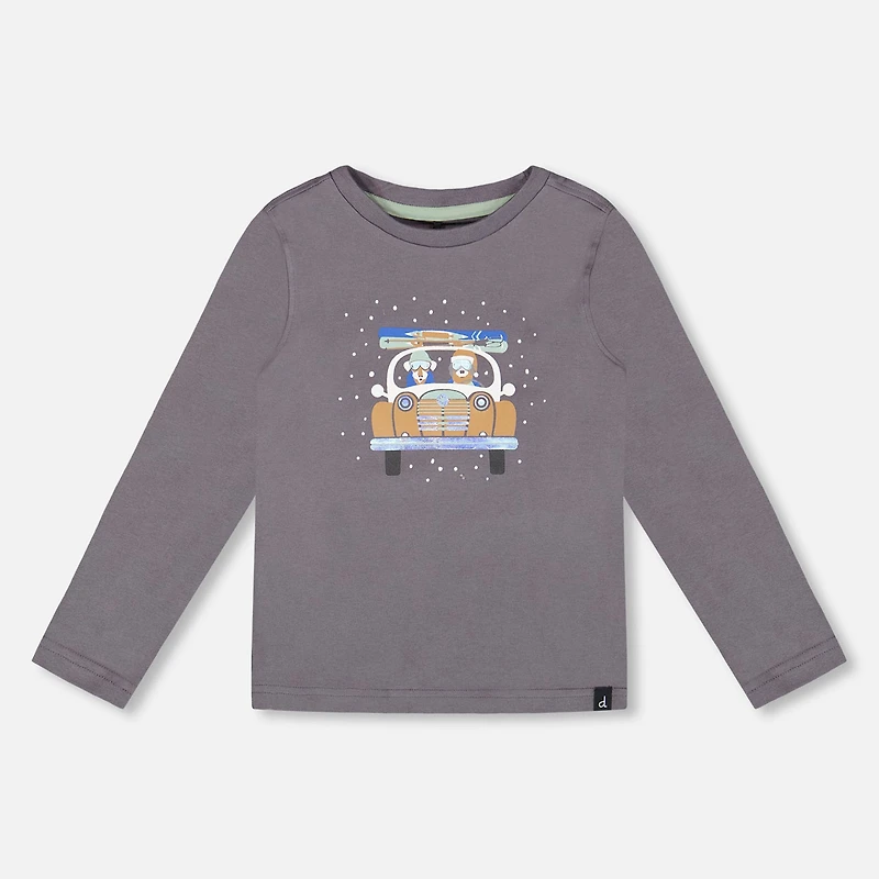 T-shirt Auto Ski 3-6ans
