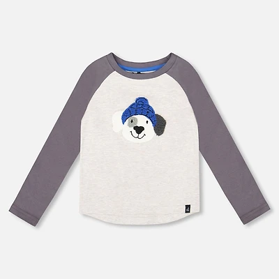 T-shirt Raglan Ski 3-6ans