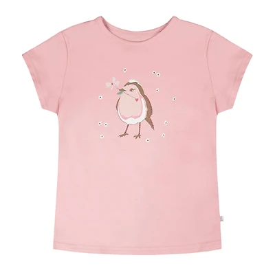 T-shirt Oiseau Chapeau 7-10ans