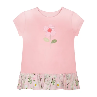 Tunique Fleurs Chapeau 3-6ans