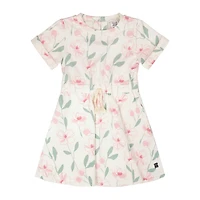 Robe Fleurs Chapeau 3-6ans