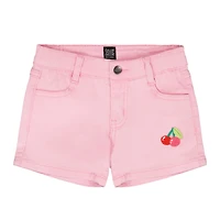 Cherry Pink Denim Short 7-10