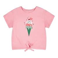 T-shirt Crème Glacé Cerise 3-6ans