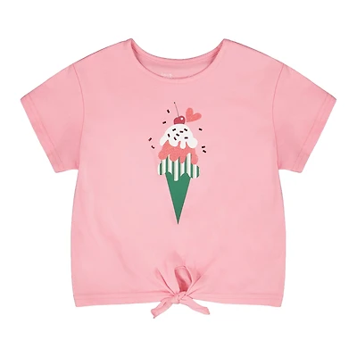 T-shirt Crème Glacé Cerise 7-10ans