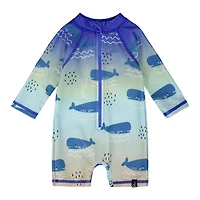 Maillot UV Une Pièce Baleines 3-24mois