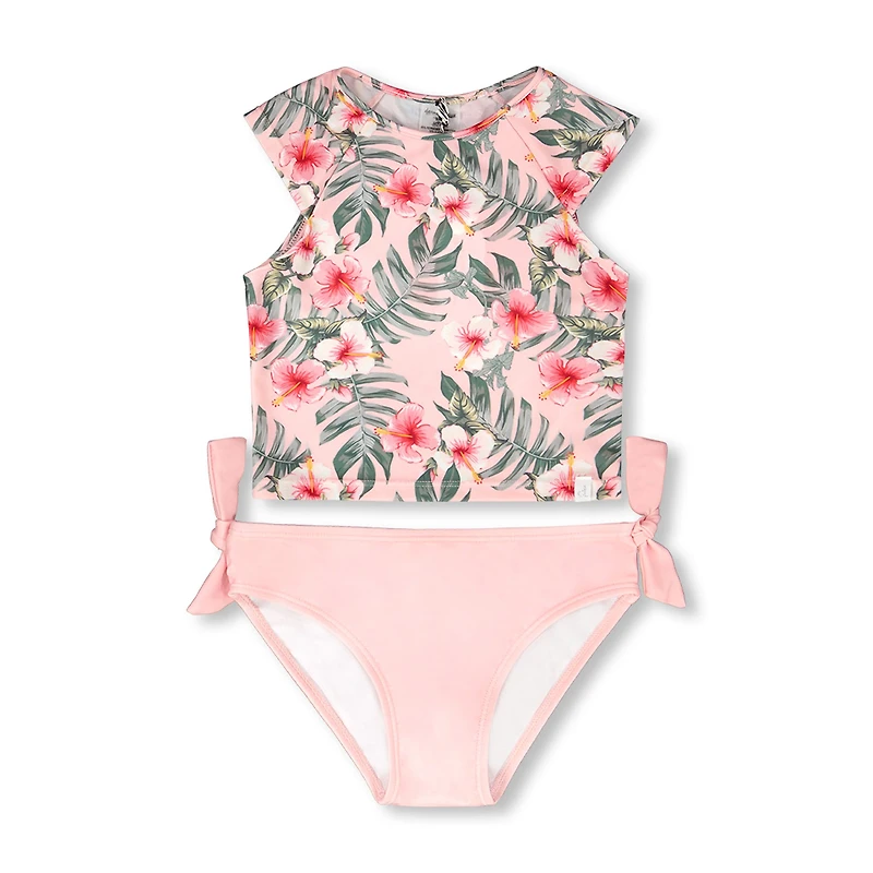 Tankini Hibiscus 7-12ans