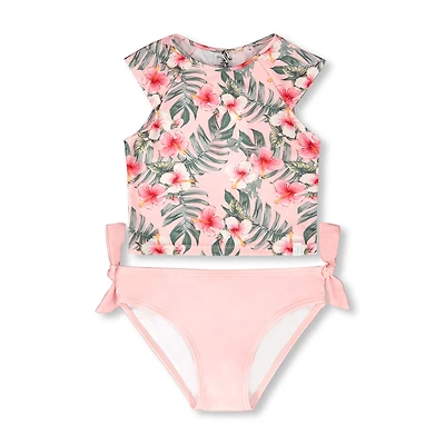Tankini Hibiscus 7-12ans