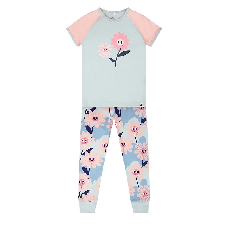 Flowers Pajama Set 2-6