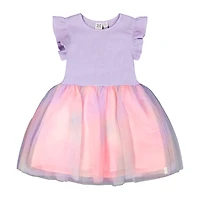 Robe Tulle Lilas 7-10ans