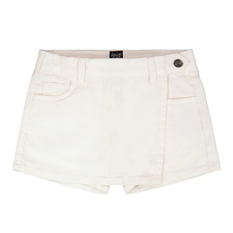 Essential White Skort