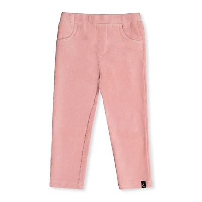Cozy Heart Velour Tregging 3-6