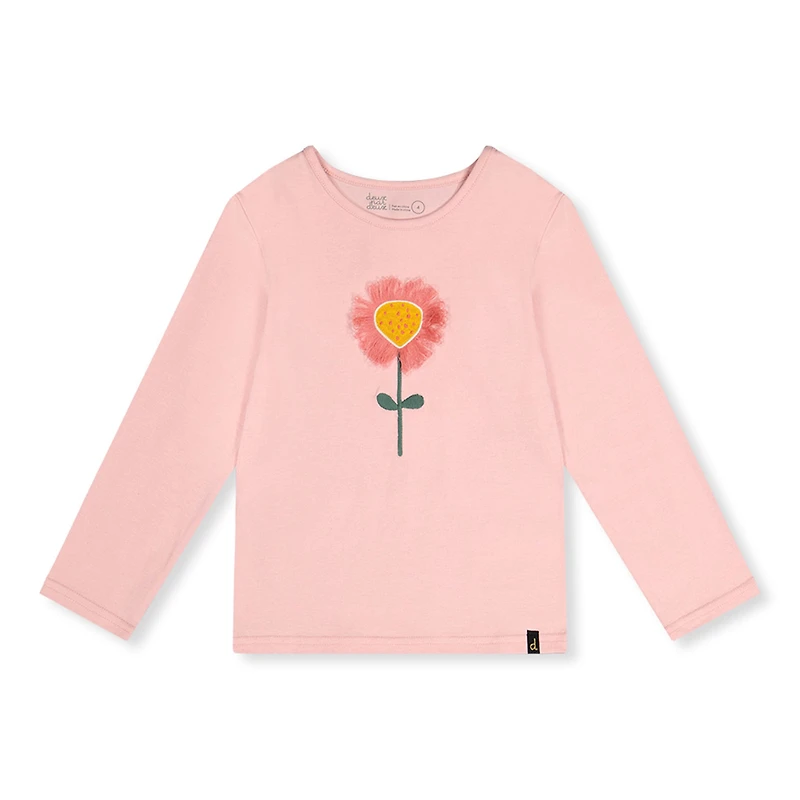 T-shirt Fleur Fraise 7-10ans