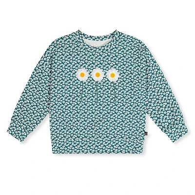 T-shirt Fleur Fraise 7-10ans