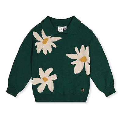 Strawberry Flowers Sweater 3-6