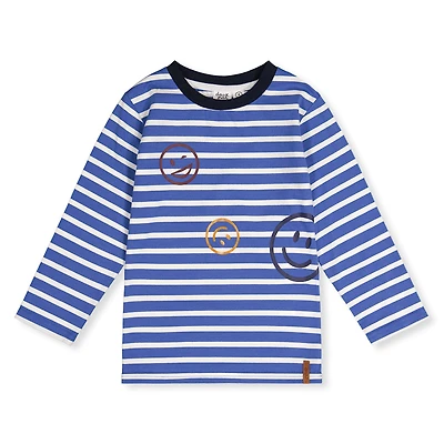 Smiley Stripes T-shirt 7-10