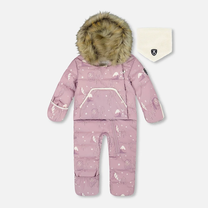 Habit de Neige Une Pièce Ours 6-30mois