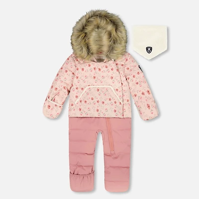 Mini Flowers Snowsuit 6-30m