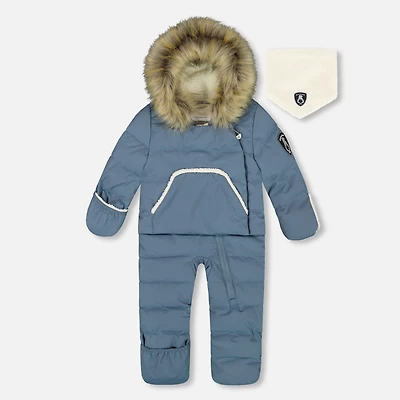 Habit de Neige Une Pièce Bleu 9-30mois