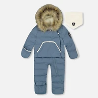 Habit de Neige Une Pièce Bleu 9-30mois
