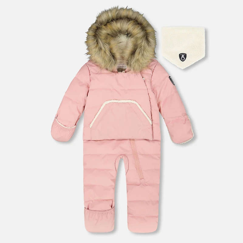 Pink 1pce Snowsuit 6-30m