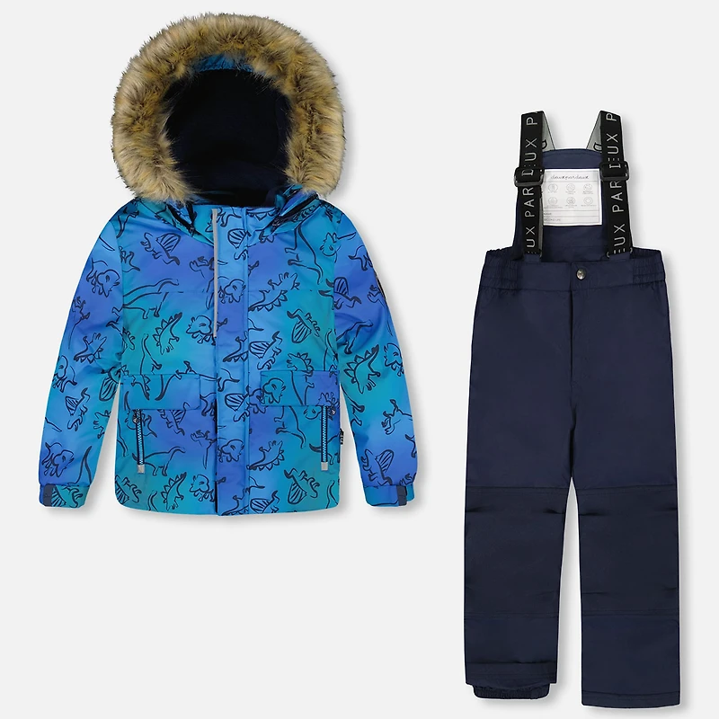 Habit de Neige Deux Pièces Dinos 2-8ans