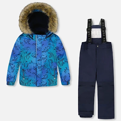 Habit de Neige Deux Pièces Dinos 2-8ans