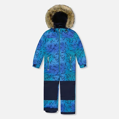 Habit de Neige Une Pièce Dinos 2-6ans