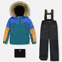 Habit de Neige Deux Pièces Colorblock 7-12ans
