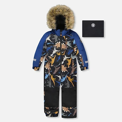 Habit de Neige Une Pièce Dinos 2-6ans