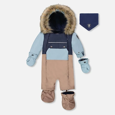 Habit de Neige Une Pièce Colorblock 6-30mois