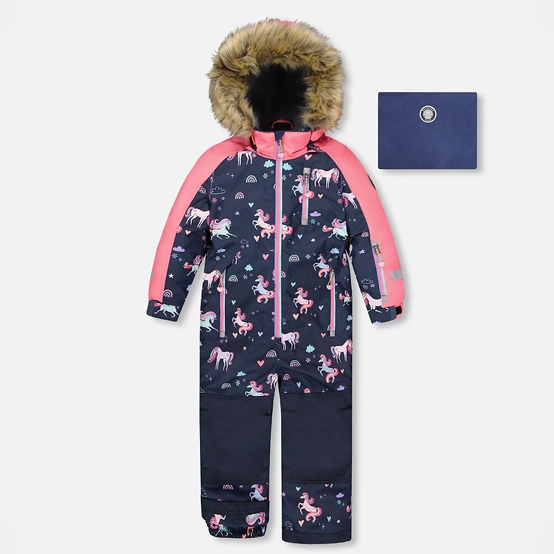 Habit de Neige Une Pièce Licornes 2-6ans