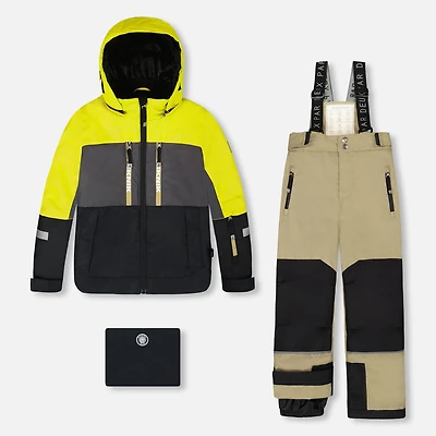 Habit de Neige Teknik Colorblock 10-12mois