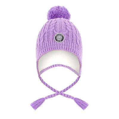 Tuque Tricot Mauve 2-12ans