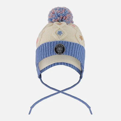 Tuque Tricot Fleurs 2-14ans