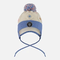 Tuque Tricot Fleurs 6-24mois