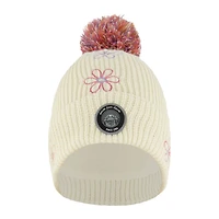 Flowers Knit Hat 2-14