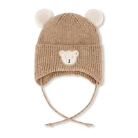 Bear Brown Knit Hat 3-36m
