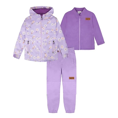 Ensemble Extérieur 3-en-1 Marguerites 2-6ans