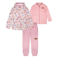 Ensemble Extérieur 3-en-1 Papillons 2-6ans